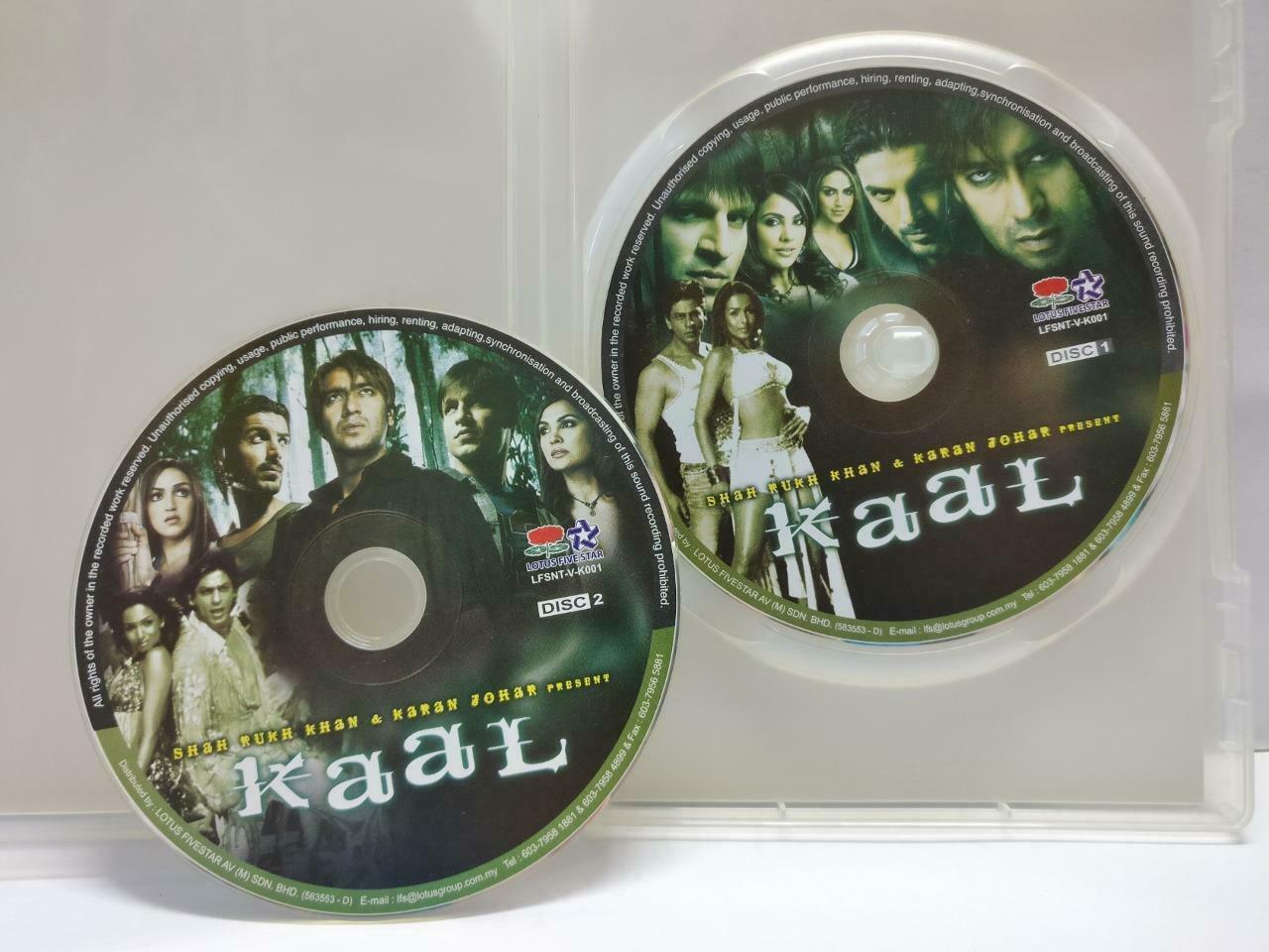 India Bollywood Movie Kaal Shah Rukh Khan 2005 Malaysia Video CD 2x VCD CD981