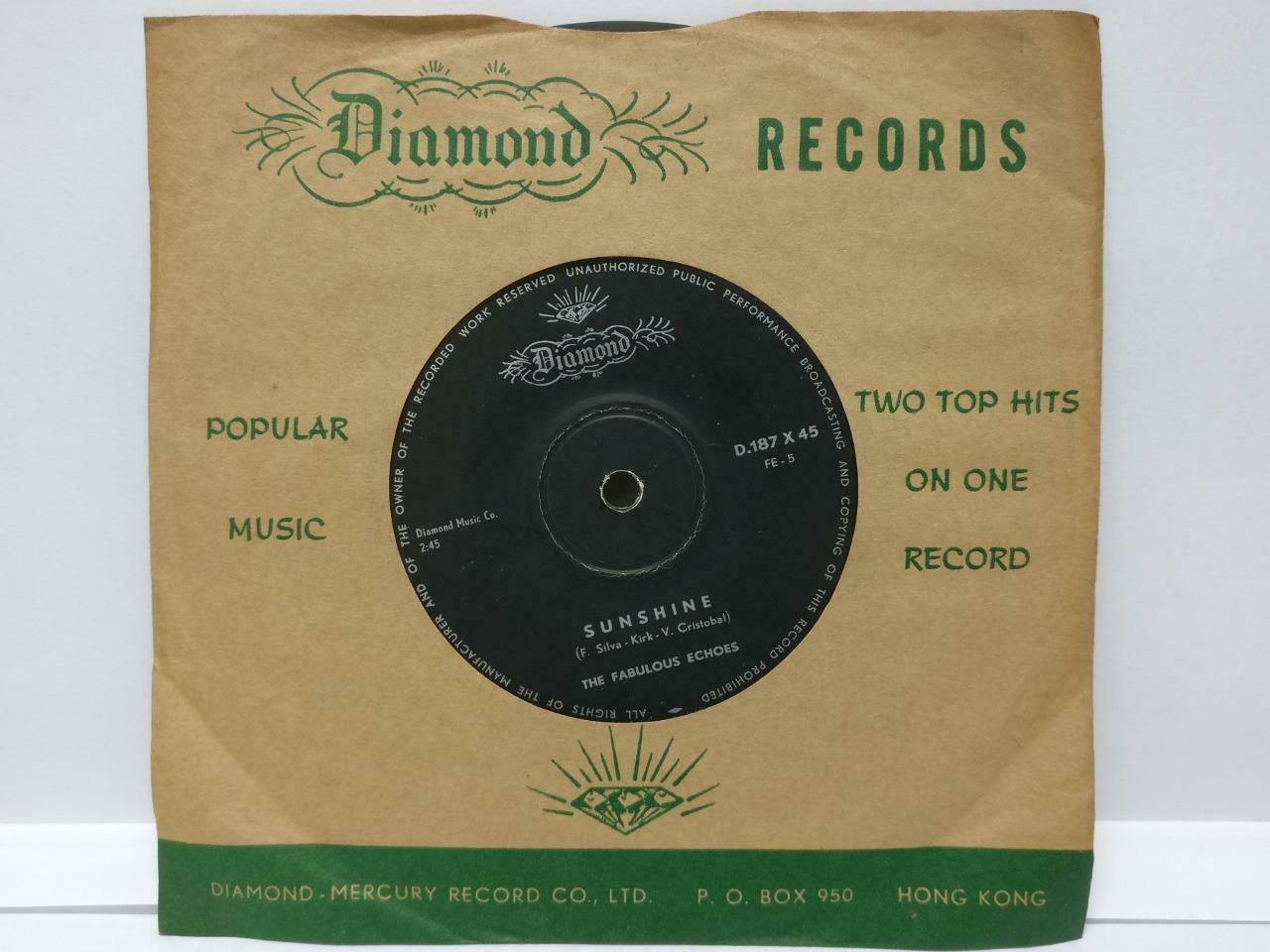 The Fabulous Echoes Dancing On The Moon Hong Kong English Diamond EP 7" (EP106)