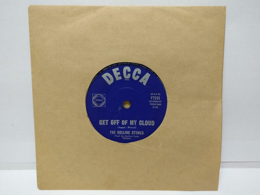 The Rolling Stones Get Off Of My Cloud Decca Australia 7" EP  (EP006)