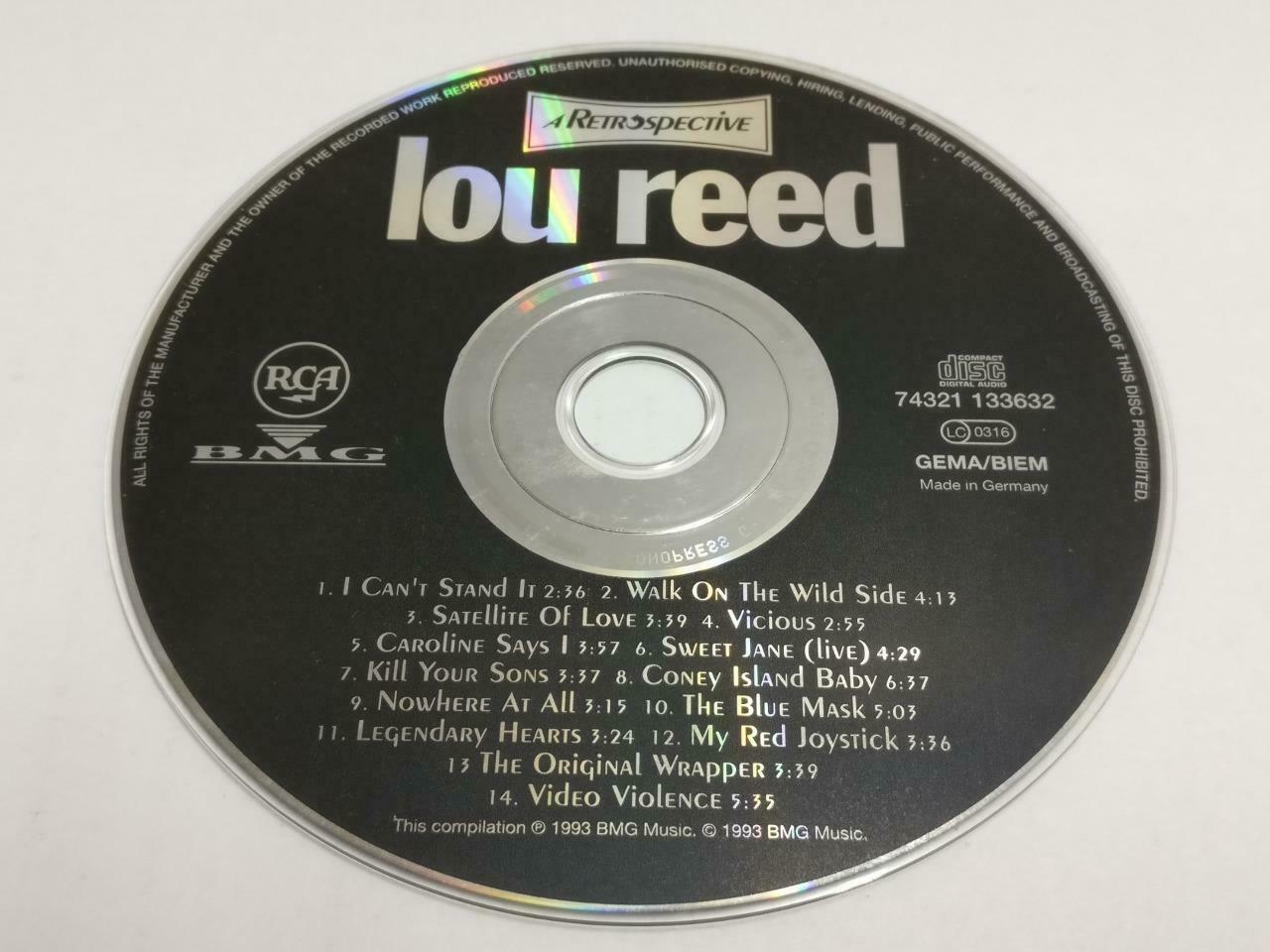 Lou Reed A Retrospective 1993 Rare Germany English CD (CDS189)