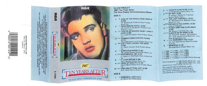 Rare Elvis Presley Ten Years After 1987 Singapore English Cassette CT891