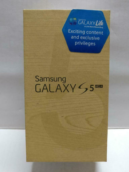 Samsung Galaxy S5 4G+ 16GB With Earpiece Brown Empty Box Only No Phone (BX071)