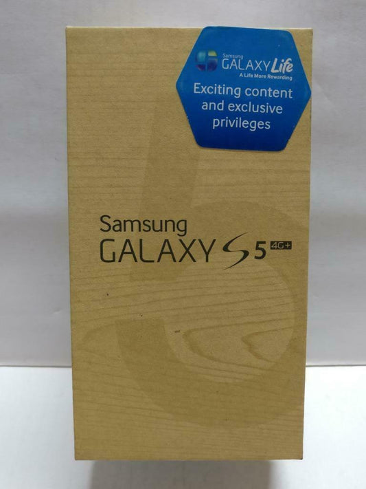 Samsung Galaxy S5 4G+ 16GB With Earpiece Brown Empty Box Only No Phone (BX071)