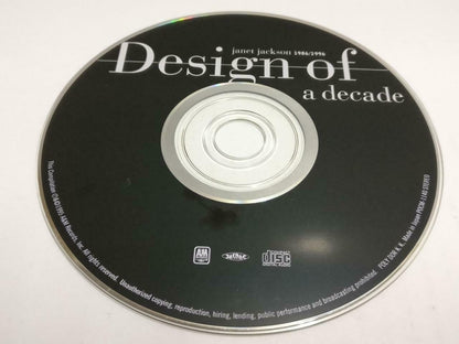 Janet Jackson Design Of A Decade 1986-1996 Rare Japan English CD (CDS181)