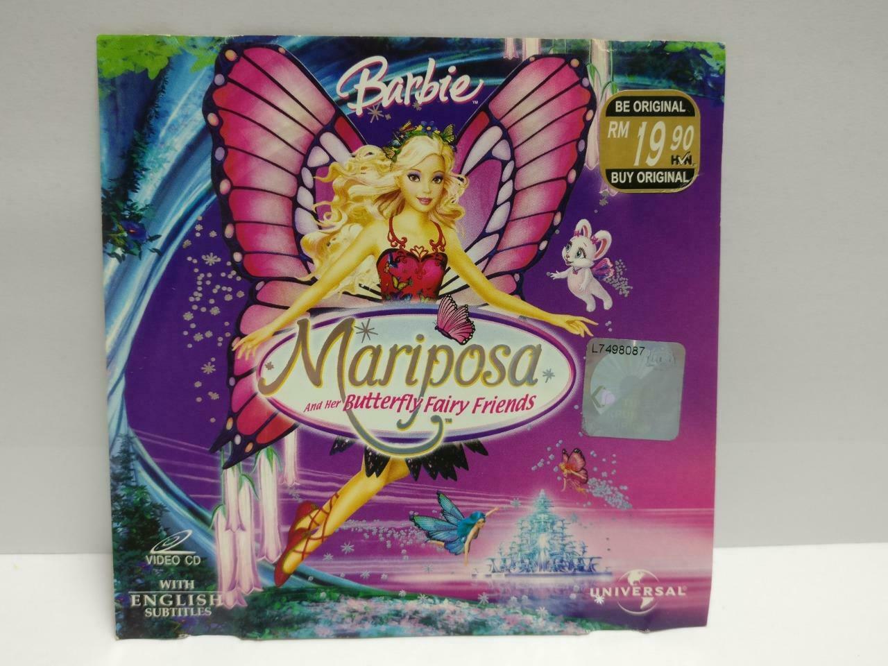 Cartoon Animated Movie Barbie Mariposa Singapore English Video cd VCD CDS090