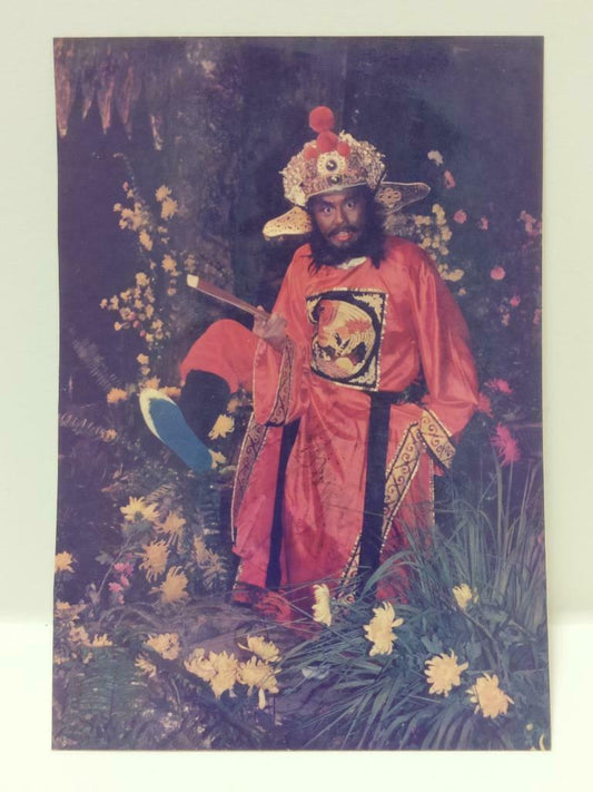 Vintage Singapore Actor 黄文永 Huang Wen Yong 钟馗造型 Color Photo F/S (P015)