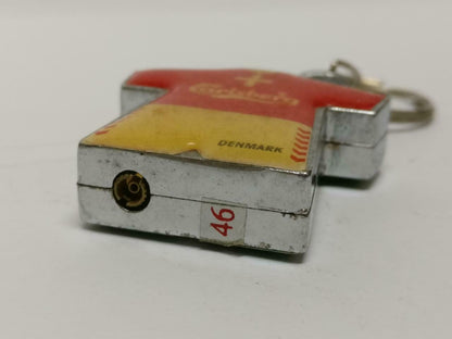 LP888 Vintage Euro 2004 Soccer Portugal Carlsberg Lighter Keychain Keyring F/S (B655)
