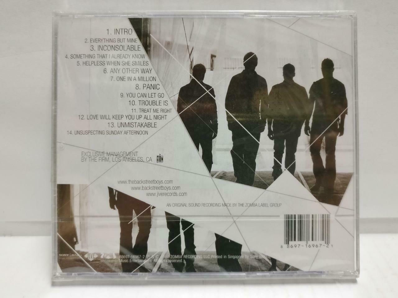 New Sealed Backstreet Boys BSB Unbreakable 2007 Singapore CD OOP (CD822)