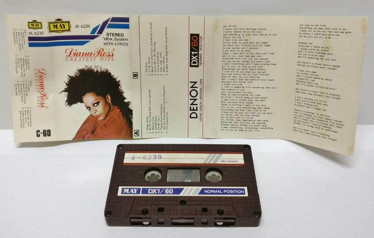 Diana Ross Greatest Hits Rare Singapore Cassette (CT173)