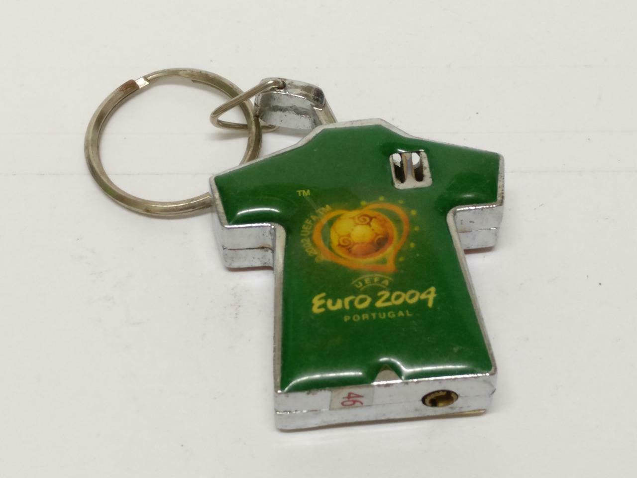 LP888 Vintage Euro 2004 Soccer Portugal Carlsberg Lighter Keychain Keyring F/S (B655)