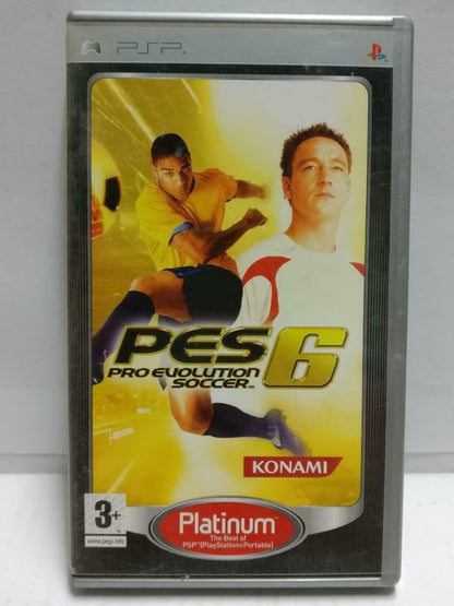 PSP Konami PES Pro Evolution Soccer 6 With Booklet Austria Game Disc (GA327)