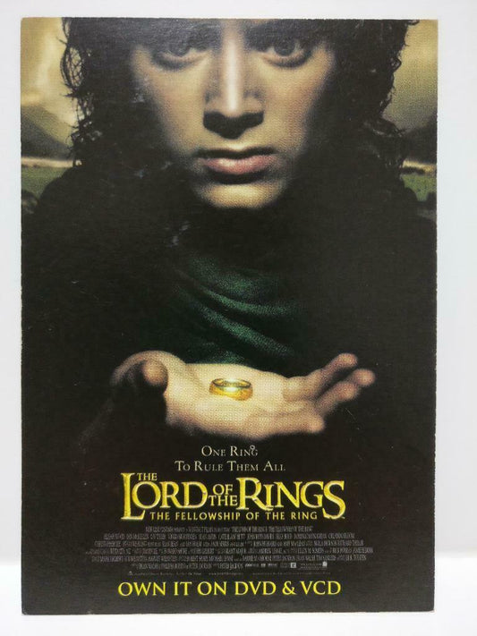 LUCKYPIGEON888 Movie Lord Of The Rings Elijah 2002 Singapore Postcard (E0352)