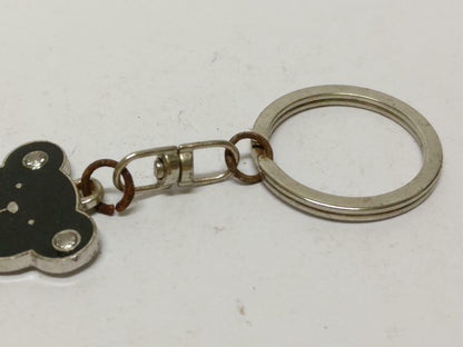 LP888 Vintage I Love London Cute Black Bear Rhinestones Souvenir Keychain F/S (B796)