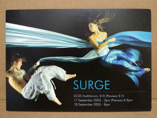LUCKYPIGEON SURGE SCGS Auditorium 2005 Jitterbugs Advertisement Postcard (C2085)