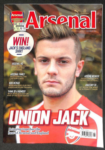 Arsenal Football Soccer Magazine Jack Wilshere Arsene Wenger Nacho Monreal M072