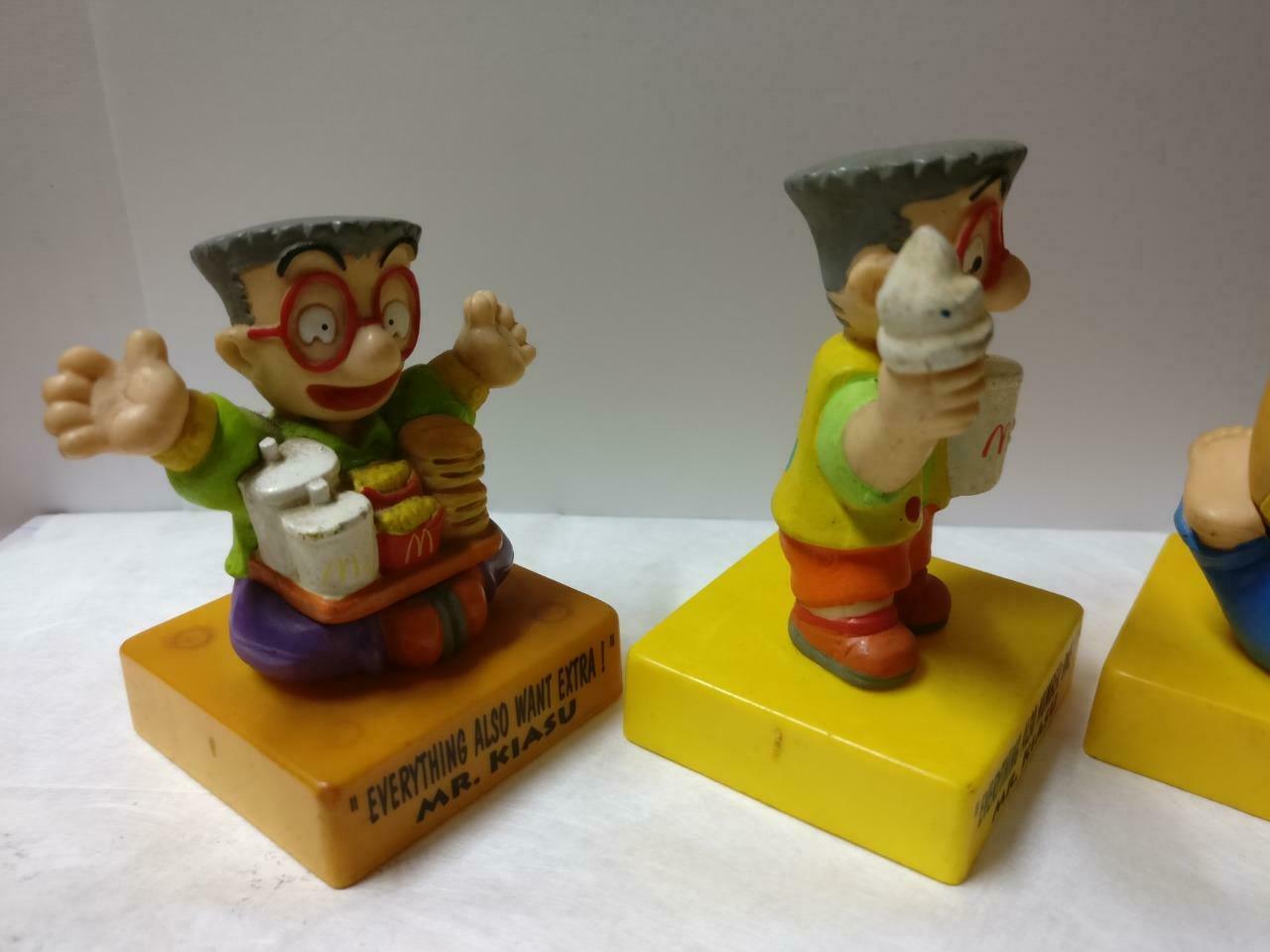 Singapore McDonalds Mr. Kiasu Burger Fries Figure Toys x7 Lot F/S (FTY015) *30