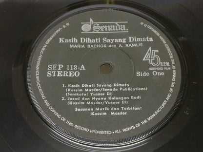 Malay Maria Bachok & A.Ramlie & Muzik Terbitan Singapore 7" EP 45 RPM (EP337)