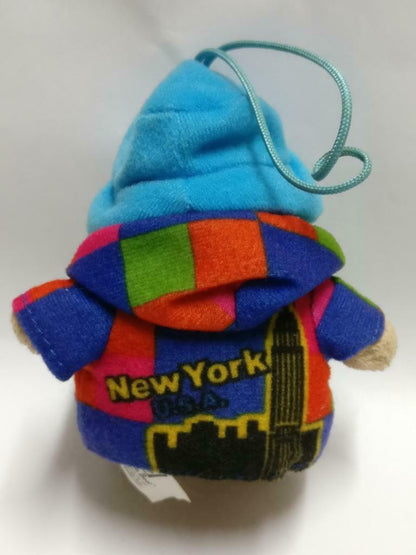 7-11 Paddington Bear New York USA Small Coat Hat Plush Soft Toy F/S (PTY138)