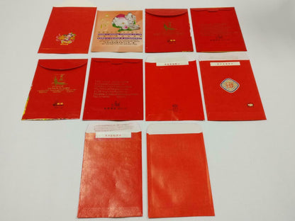 10 pcs Chinese New Year Red Packet Pocket Envelope Fortune God Ingot Kid (C2130)