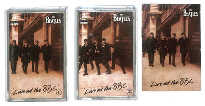 The Beatles Live At The BBC Rare HMV India Calcutta English Cassette x2 CT876