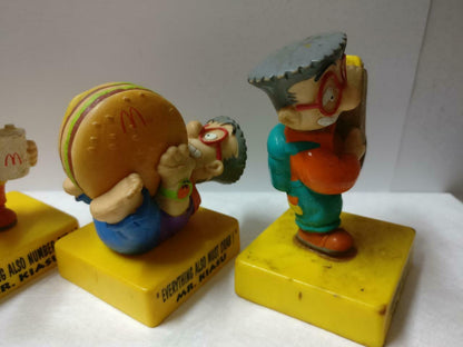Singapore McDonalds Mr. Kiasu Burger Fries Figure Toys x7 Lot F/S (FTY015) *30