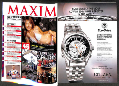 Singapore Maxim Magazine Bikini Bra Sexy Girl Nira Steve Erwin Ferrell M036