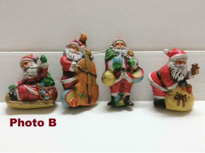 Vintage Christmas X'mas Tree Ornaments Snowman Santa Bundle Lot x01 F/S (A2243)