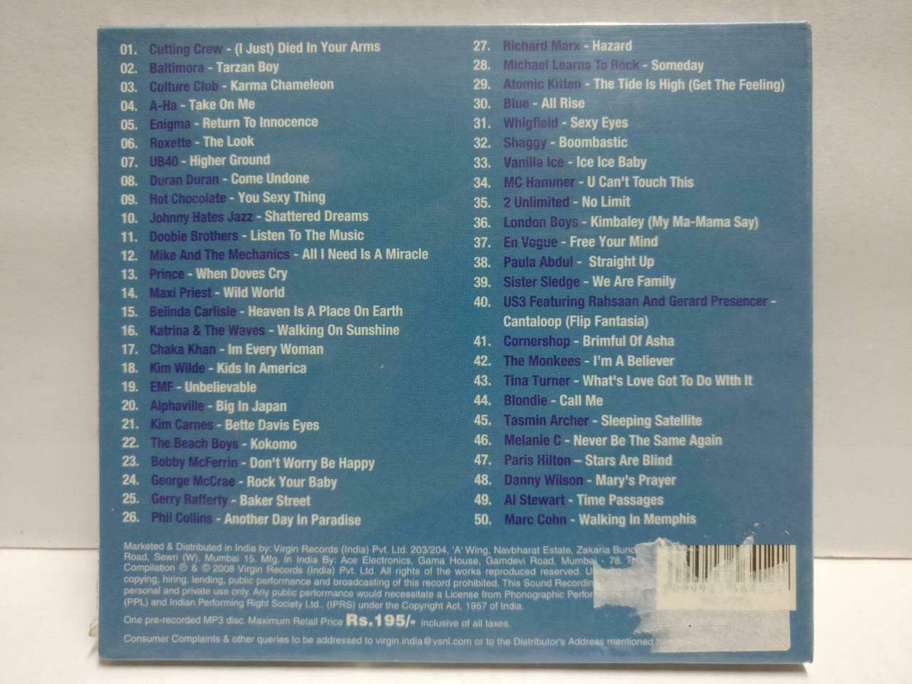 Sealed Various Artists Prince Duran Duran Enigma Roxette MP3 2008 India CD CD950