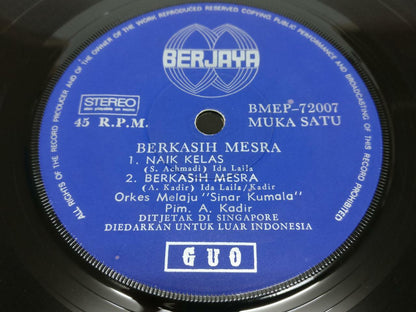 Malaysia Malay Berkasih Mesra Ingin Rare Sinar Kumala Band Jewellery EP 7" EP340