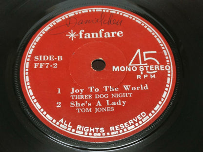 Rare Marc Bolan Trex T.Rex Unique Fanfare Cover & Label Singapore 7" EP EP045