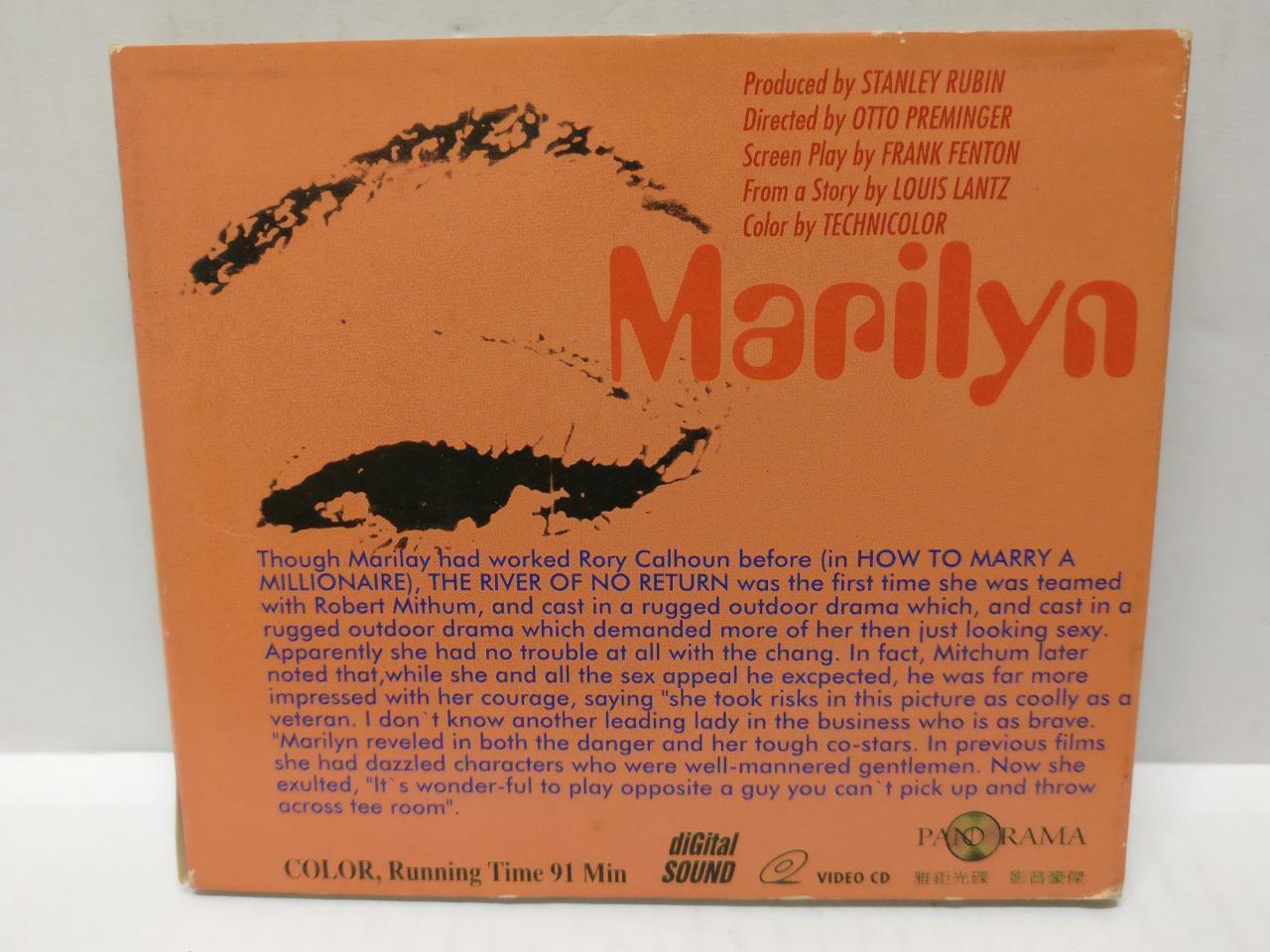 LK888 Movie River Of No Return Marilyn Monroe Rare Taiwan 2x VCD Video CD CD370)