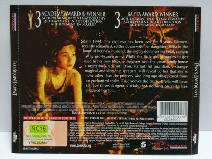 Horror Movie Pan's Labyrinth Maribel Verdú Rare Singapore Video CD 2x VCD CDS354