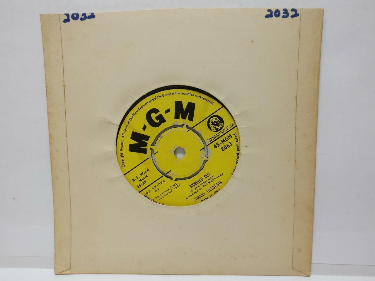 Johnny Tillotson Please Don't Go Away 1964 Rare MGM India 7" EP  (EP005)