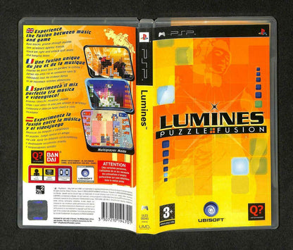 PlayStation PSP Bandai Lumines Puzzle Fusion 2005 Austria Made UMD Game (GA161)