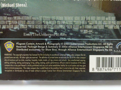 Movie Underworld Kate Beckinsale 2003 Singapore English Video CD 2x VCD CD1111 D