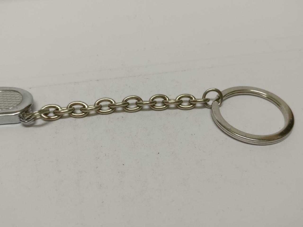 LP888 Vintage Mini Foot Footprint Silver Tone Metal Case Keychain Keyring F/S (B724)