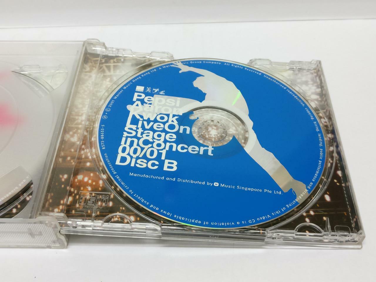 LK888 Hong Kong Aaron Kwok 郭富城 2001 Rare Singapore 2x VCD (85738) (CD083)