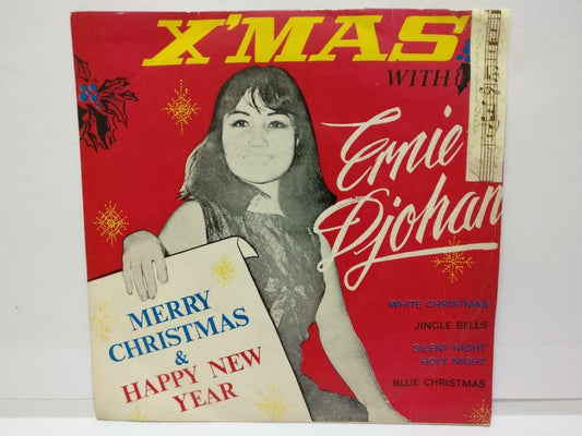 Rare Singapore Ernie Djohan Christmas Songs Jingle Bells  English EP 7" (EP049)