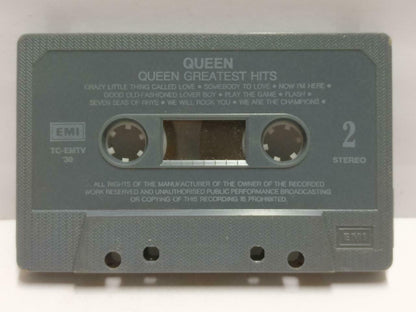 Queen Greatest Hits Freddie Mercury Mega Rare Malaysia English Cassette CT564