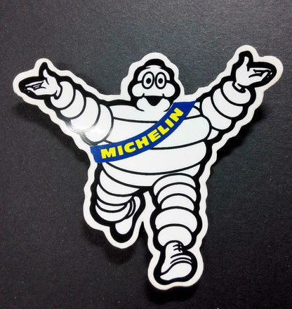 Vintage 80’s Sticker Michelin 80mm x 70mm F/S (A1120)