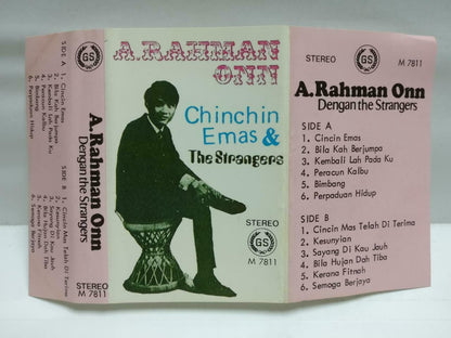 Malay A.Rahman Onn Dengan The Strangers Rare Singapore Melayu Cassette CT745