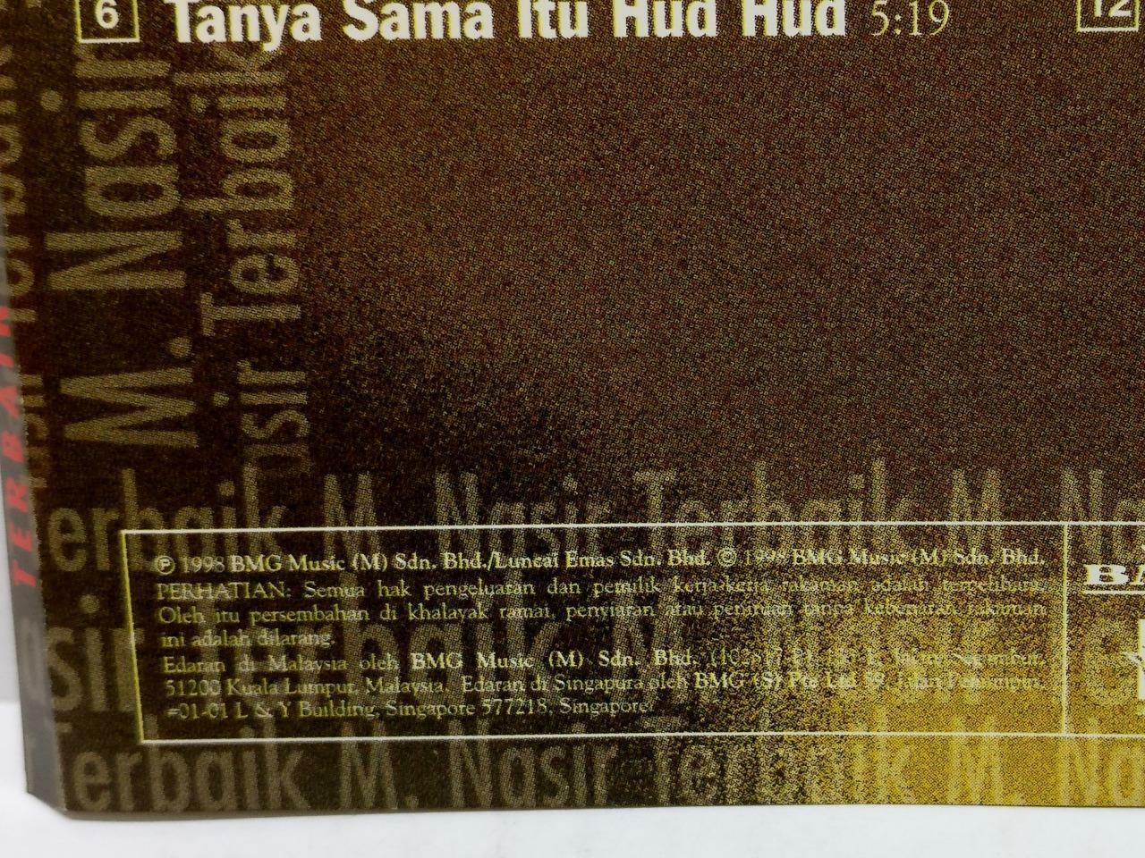Malaysia Malay M.Nasir Terbaik 1998 Malaysia Melayu CD (CD695)