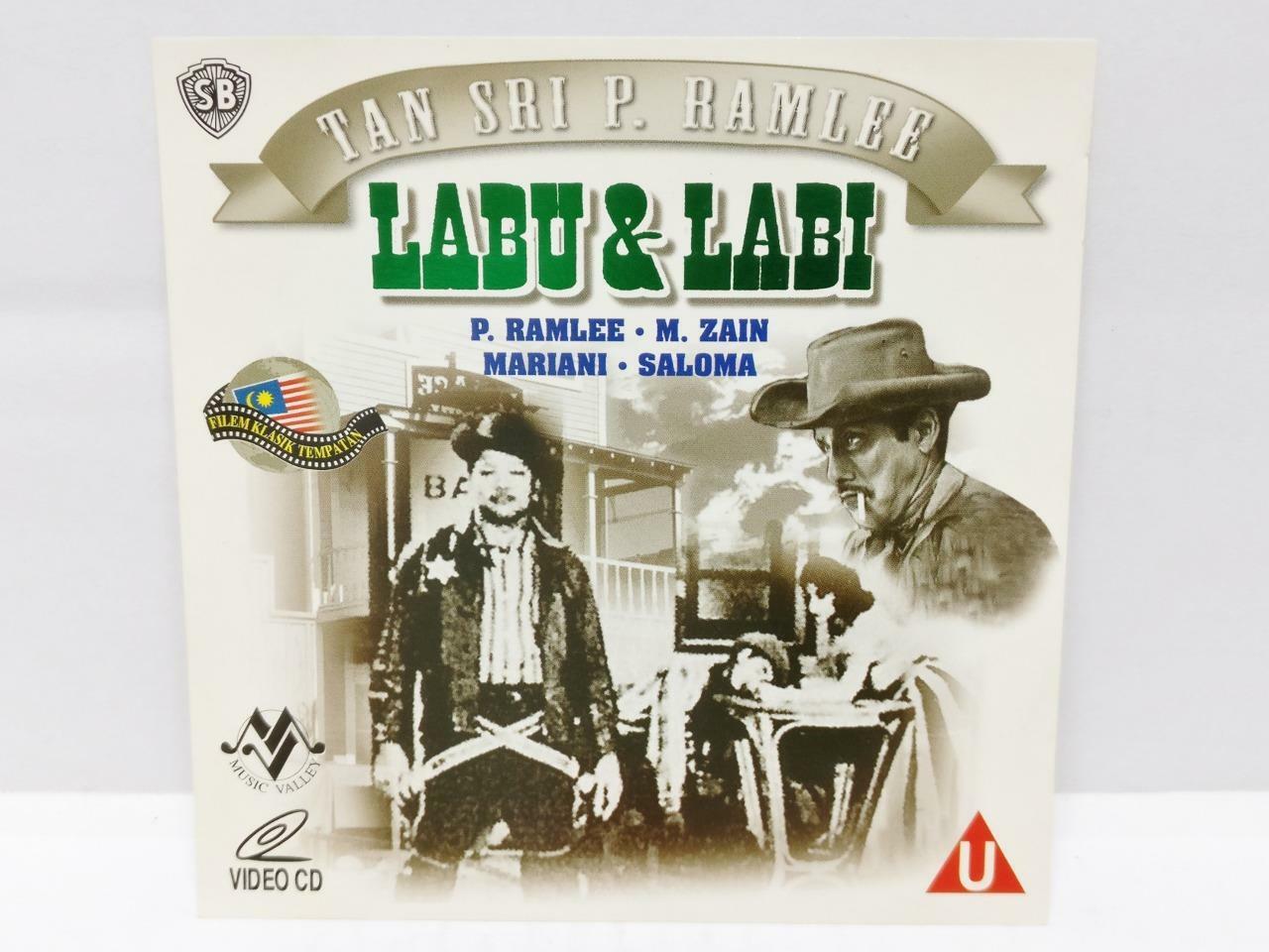 Singapore Shaw Brother Malay Movie Labu &Labi P.Ramlee Saloma Melayu 2x VCD Video CD751