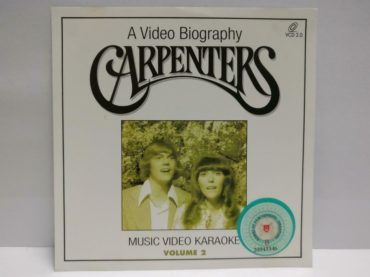 Carpenters A Video Biography MV Karaoke V.2 Rare Singapore Video CD VCD CDS084)