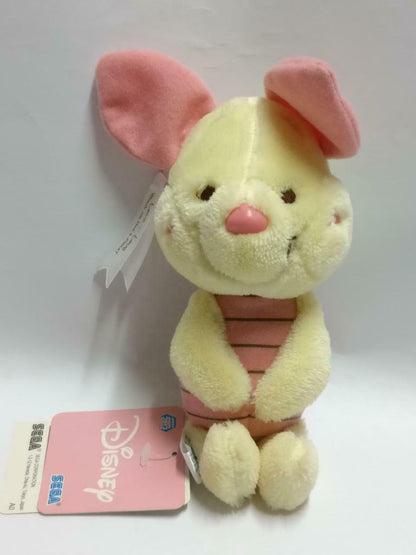 Disney Winne The Pooh & Piglet 7" Plush Soft Toy F/S (PTY047)