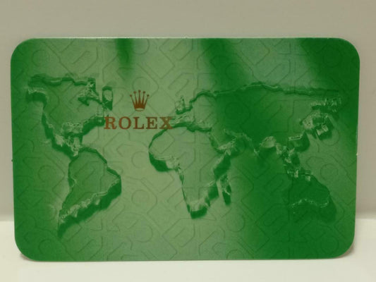 Vintage Rolex 2001- 2002 Calendar Card F/S (A2413a)
