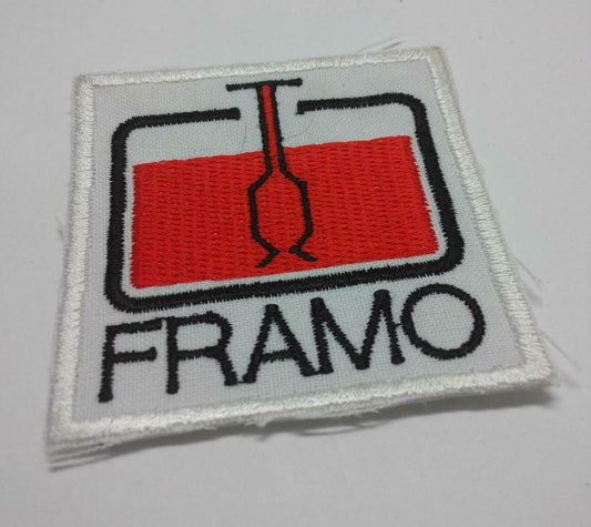Embroidered FRAMO Logo Sew On Patch (A951)