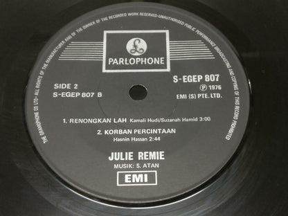 Malay Julie Remie Abang Sayang Adek Sayang EMI Singapore 7" EP 45 RPM (EP350)