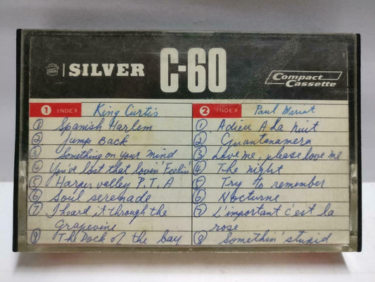 Used Blank Tapes Rare Silver C60 60 Mins Japan Low Noise Cassette CT772