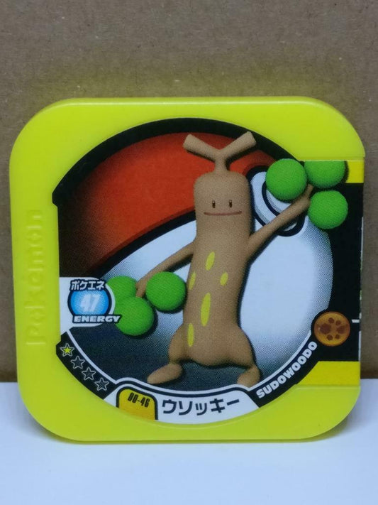 Pokemon Tretta Trading Card Chip 00-46 Sudowoodo F/S (A1795)